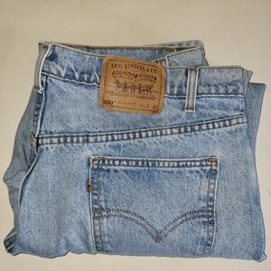 Vintage Levi's 550 Relaxed Fit Blue Jeans Men's Size 38x30 Made In USA 1998